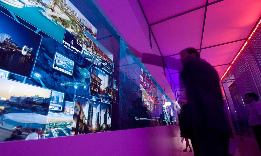 multi person touch screen