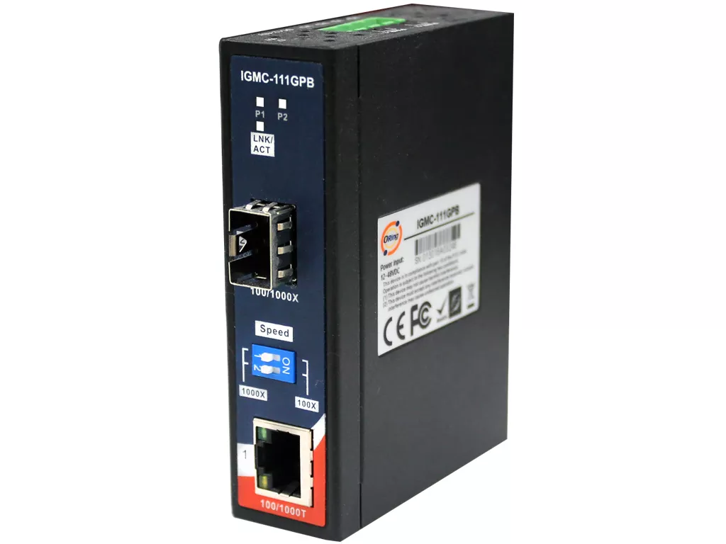 O-Ring IGMC-111GP Industrial Media Converter