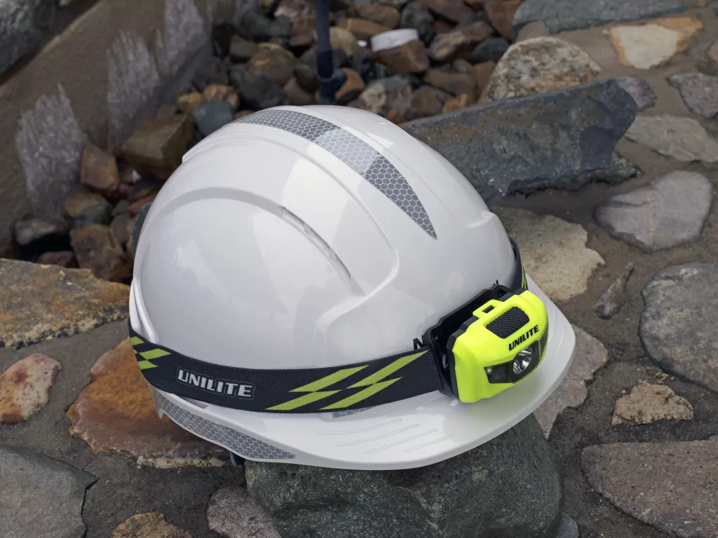 PS-HDL6R Head Torch on hard hat 3
