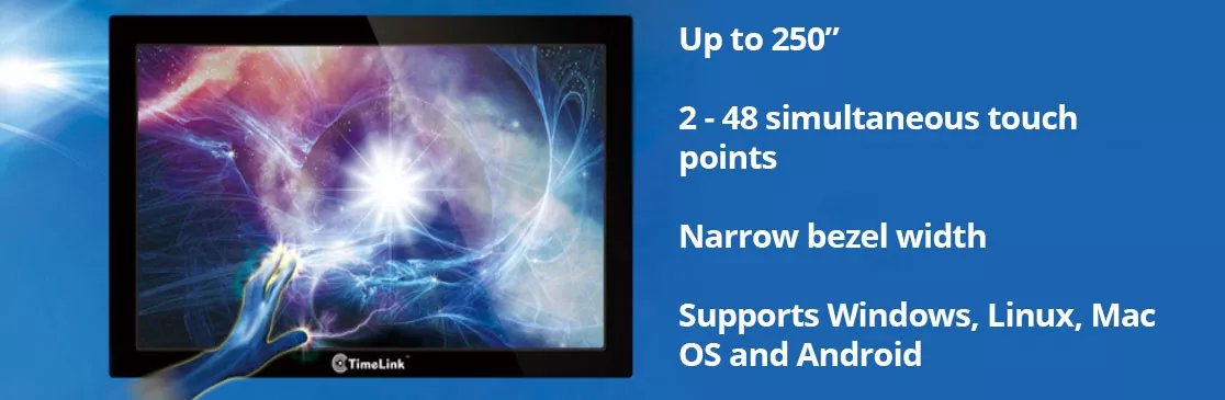 infrared touch screen features banner
